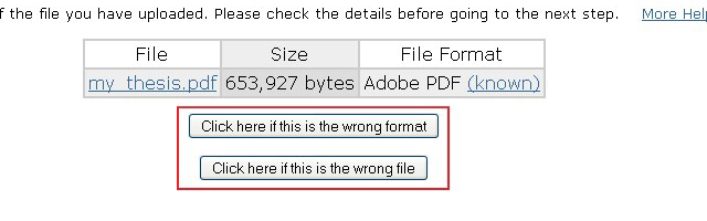 Confirm file